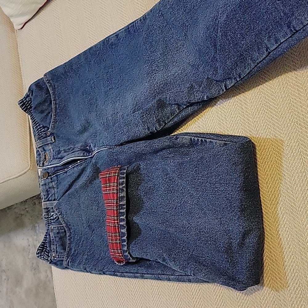 LL Bean flannel lined jeans